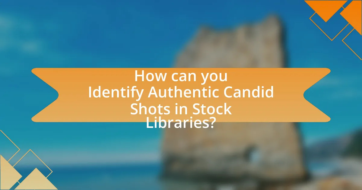 How can you Identify Authentic Candid Shots in Stock Libraries?