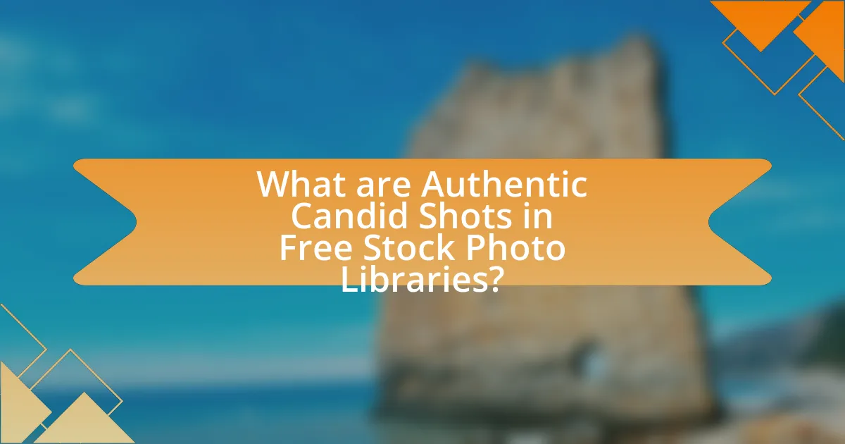 What are Authentic Candid Shots in Free Stock Photo Libraries?